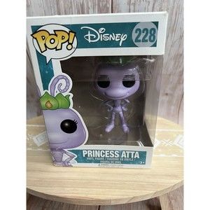 Funko Pop! Vinyl: Pixar - Princess Atta #228 With Stand And IOB